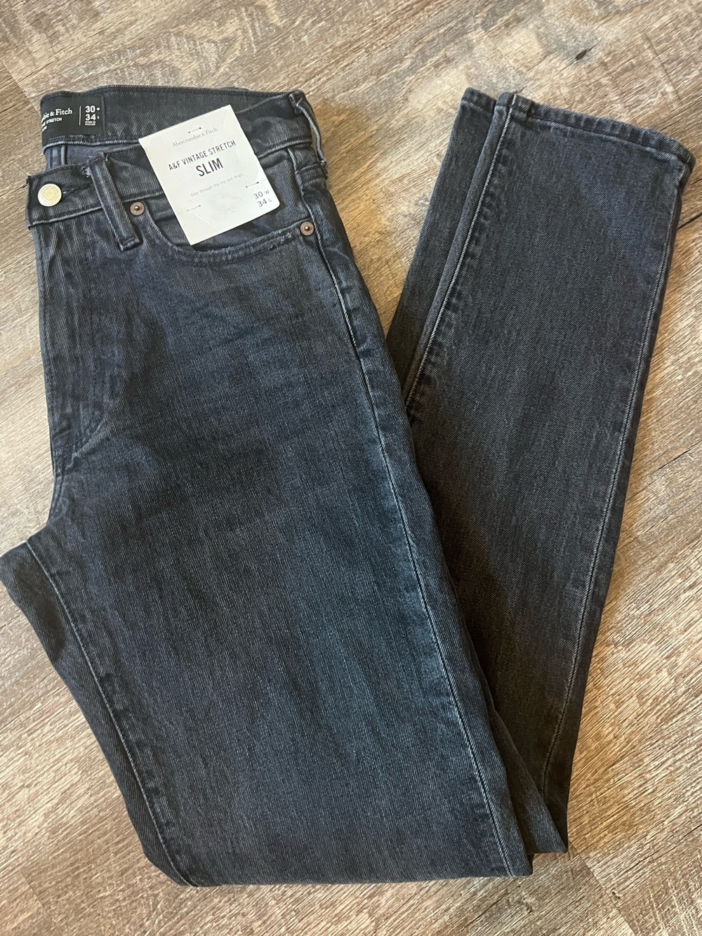 Abercrombie & Fitch Vintage Stretch Slim- Size 30x34